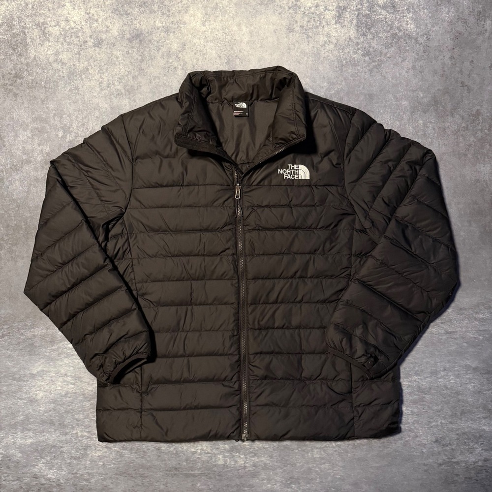 The North Face Men XL Minoqua Flare 2 Down Puffer Jacket Black NF0A55XG Coat 550